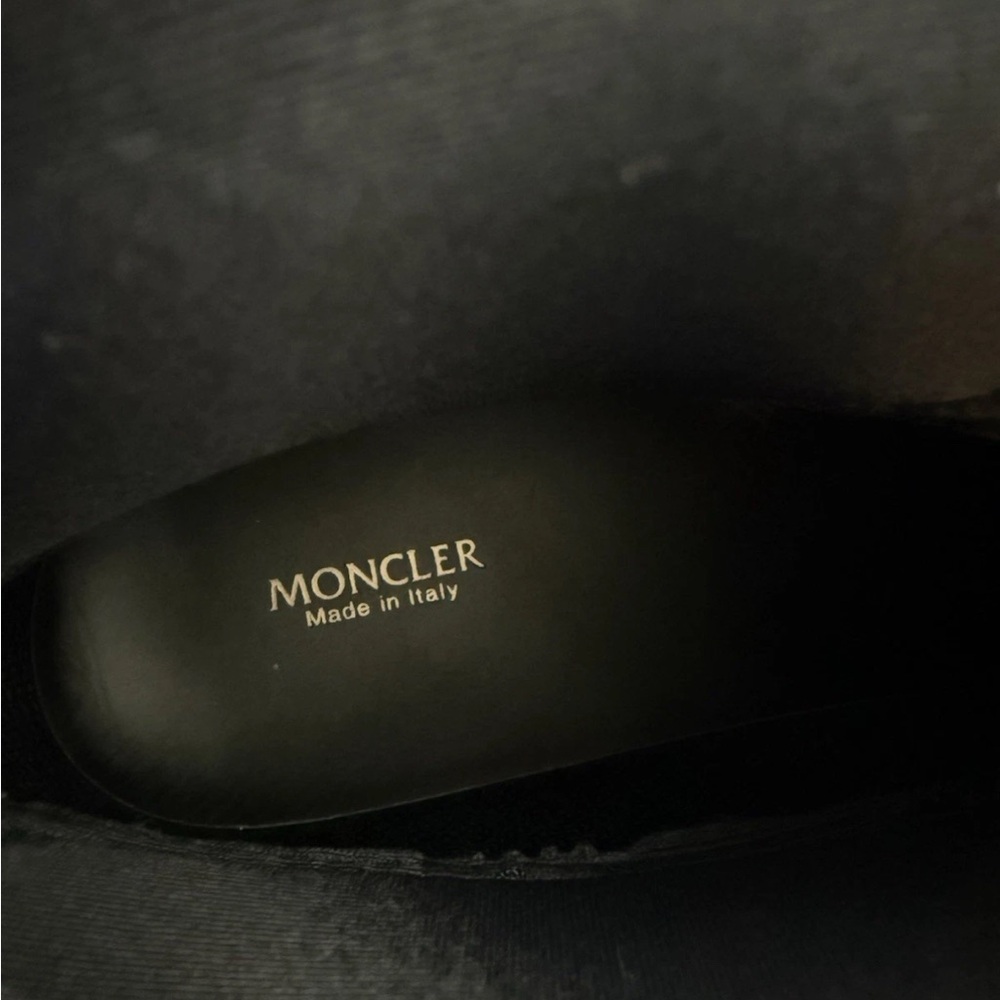 Moncler Ginette Waterproof Logo Rain Booties - Picture 7 of 8